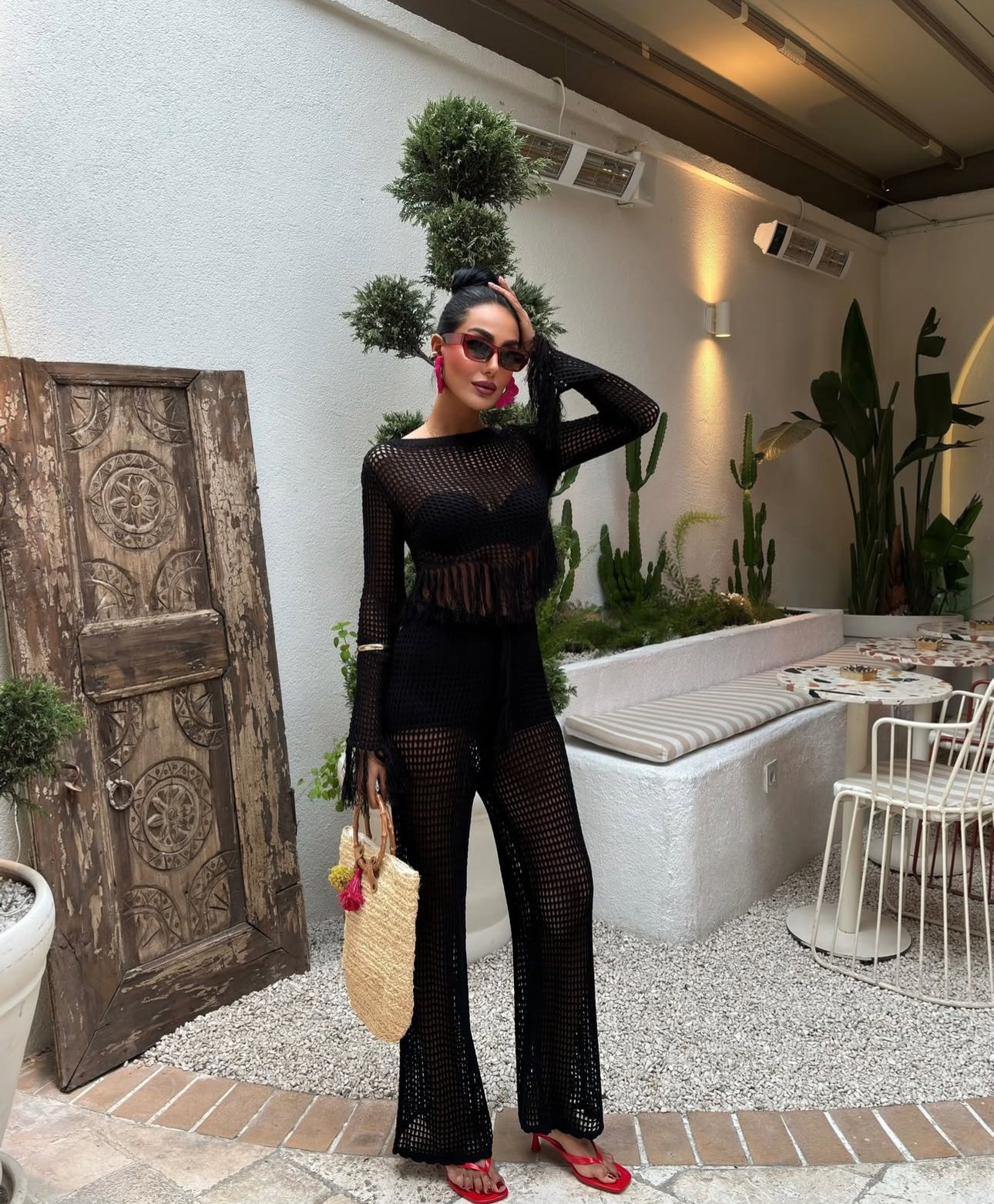 Divamo - Woman Summer Pant Set - Crochet