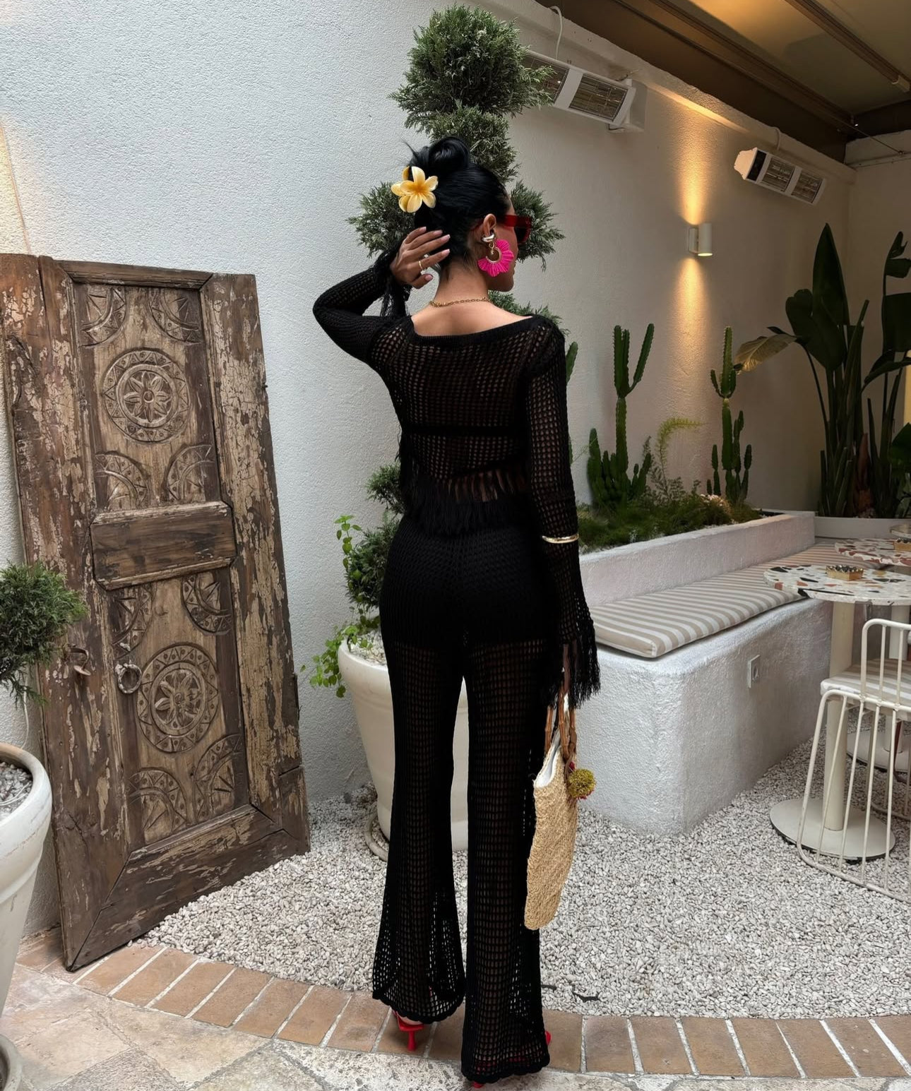 Divamo - Woman Summer Pant Set - Crochet
