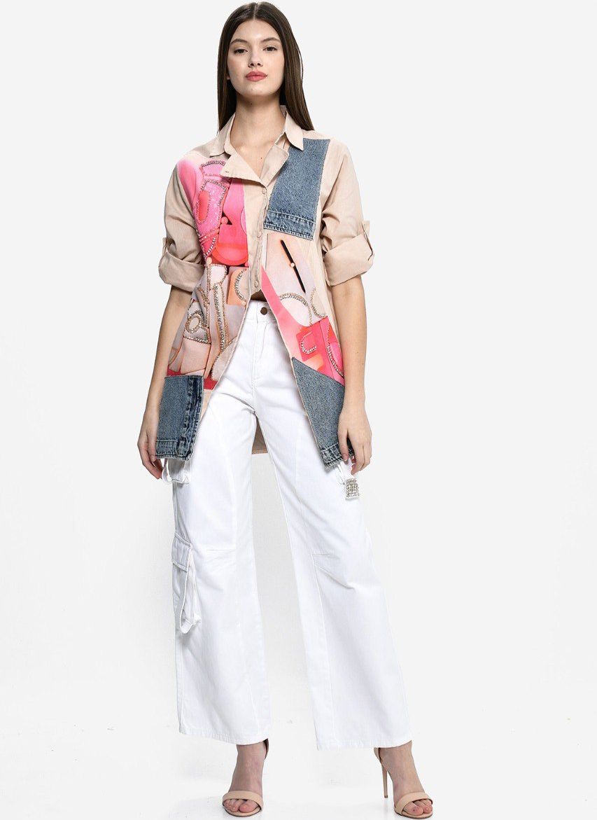 Divamo - Shirt/Denim with Print