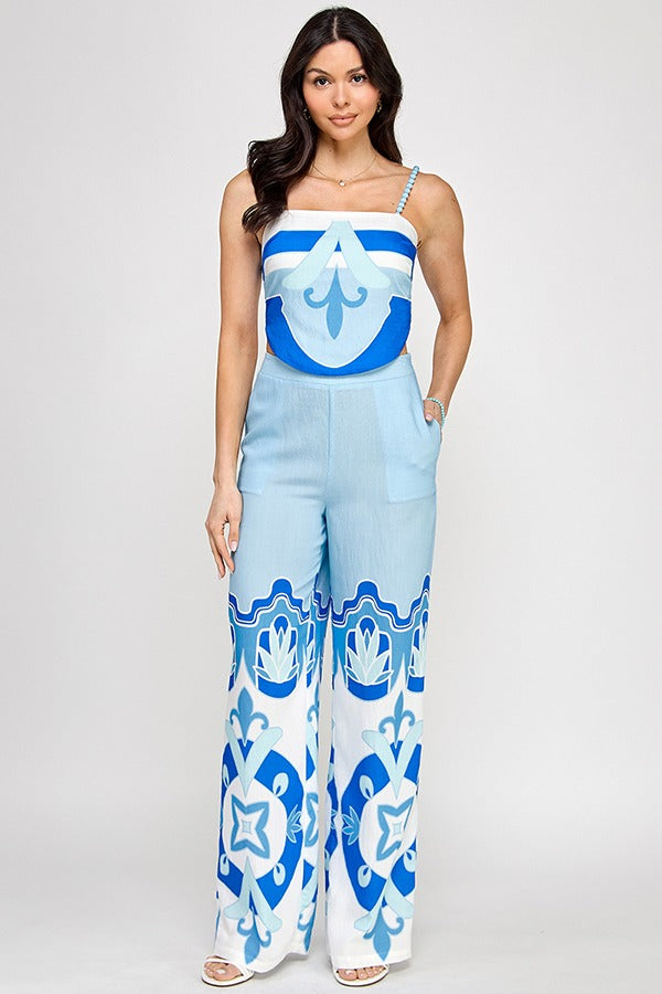 Divamo - Blue Floral set