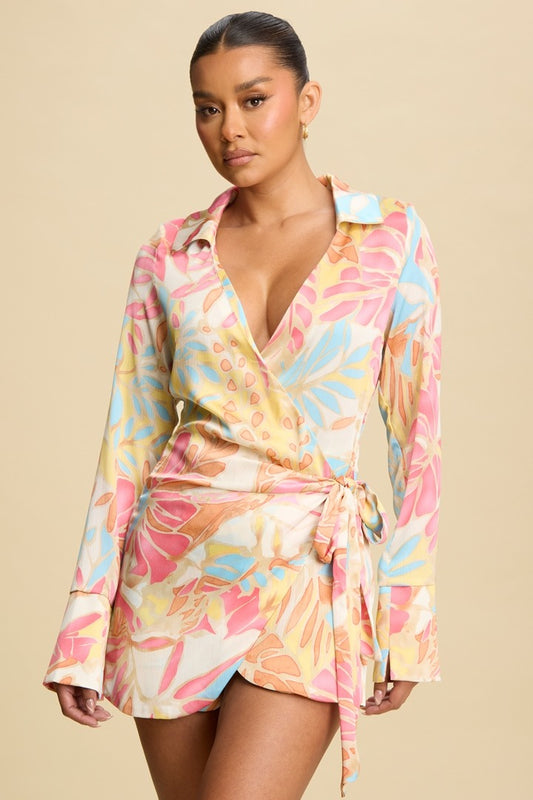 Divamo - Trinity Wrap tie Romper